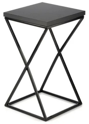 LOFT virágtartó állvány 40x24 cm fekete