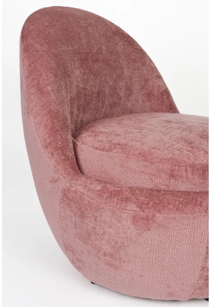 Rózsaszín fotel Nash – White Label