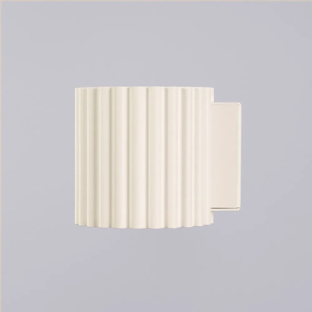 Krémszínű fali lámpa ø 10 cm Zora – Sollux