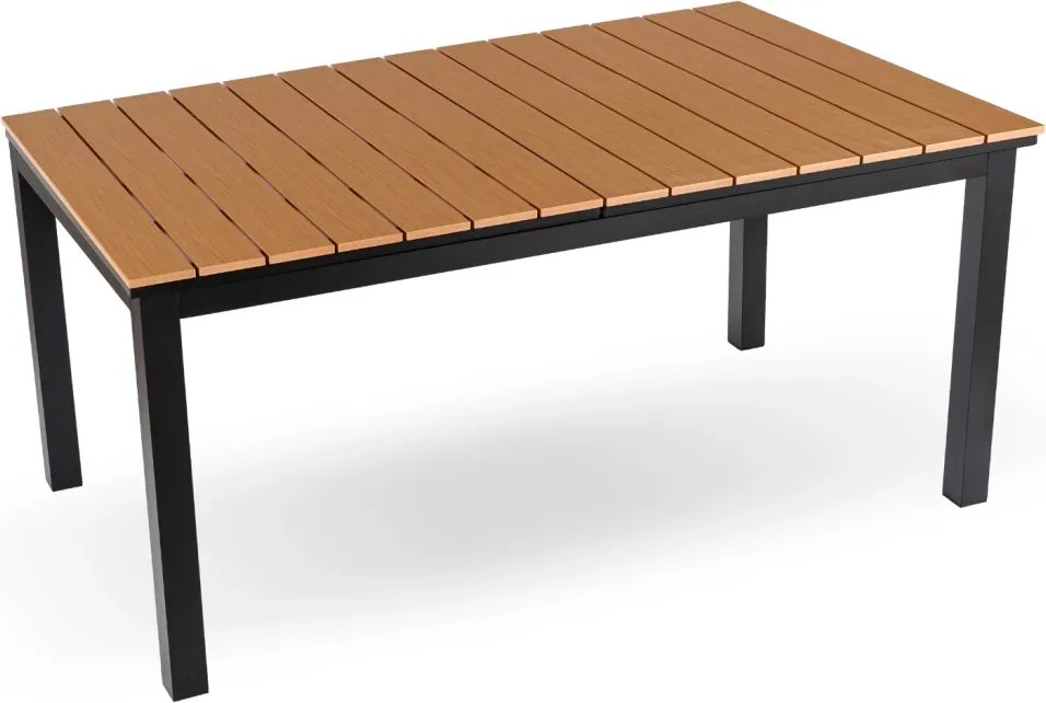 ARGOS kerti asztal 140-180 cm, tölgy-fekete