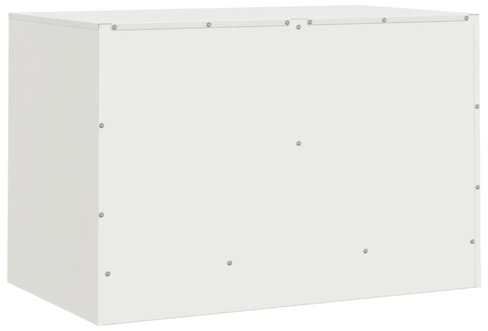 fehér acél TV-szekrény 67 x 39 x 44 cm