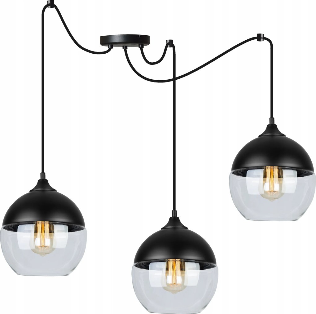 Függő Lámpa Elegáns Pók Üveg Lámpabúra