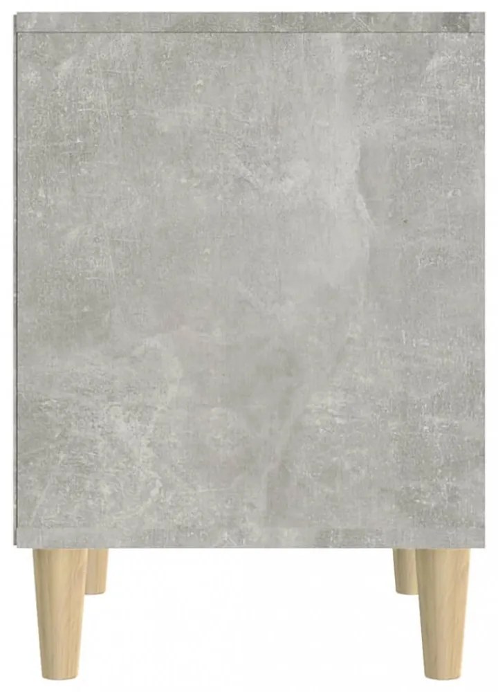 2 db betonszürke éjjeliszekrény 40x35x50 cm
