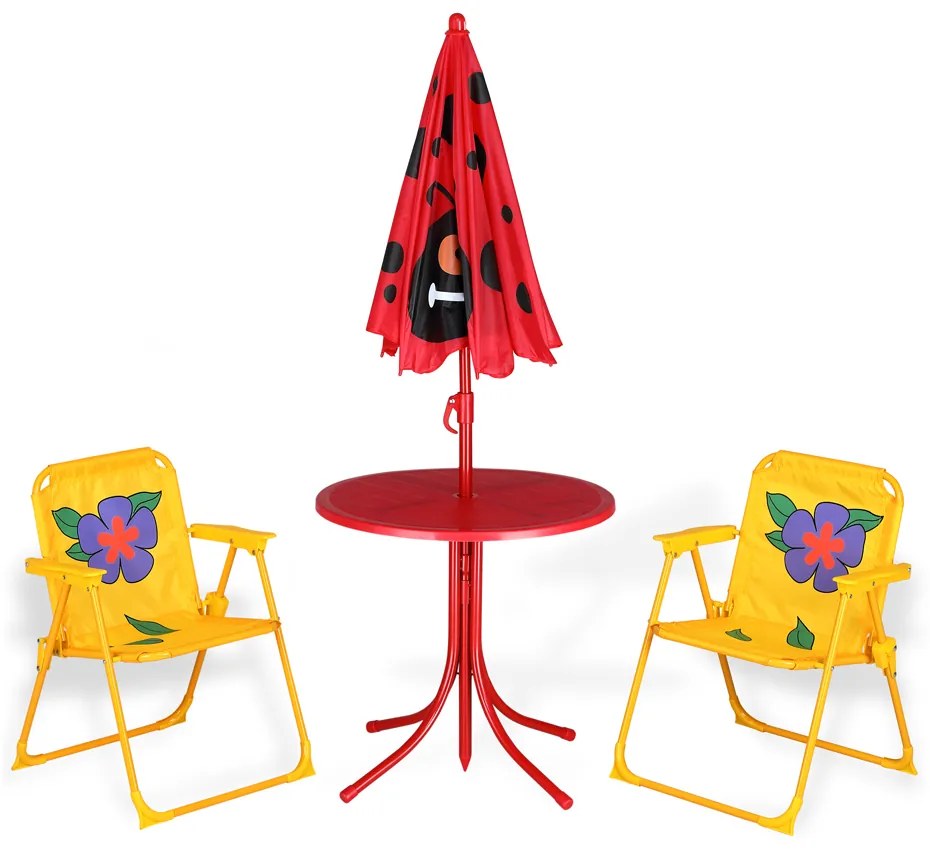 Deuba Gyerek kerti garnitúra Beetle 2+1