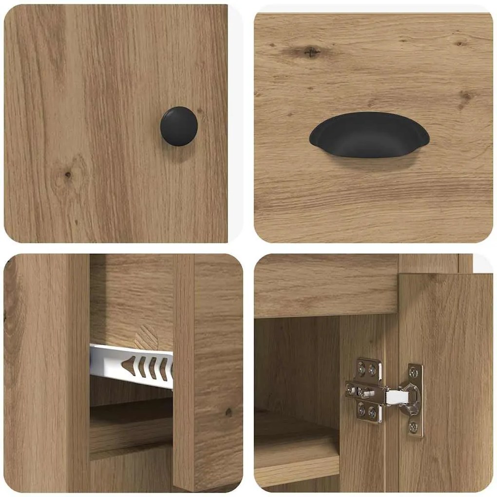 Magasfiú fiókkal Artisan tölgy 70 x 35,5 x 67,5 cm Faanyag