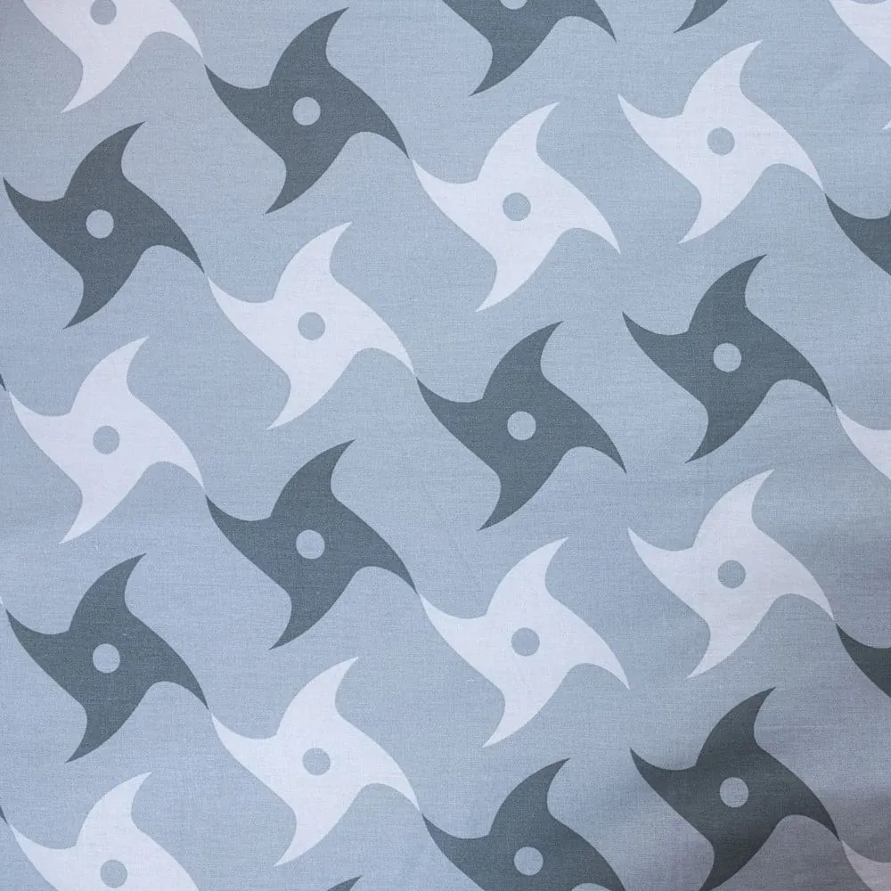 Egyszemélyes pamut gyerek ágyneműhuzat 140x200 cm Naruto "Grey" – Jerry Fabrics