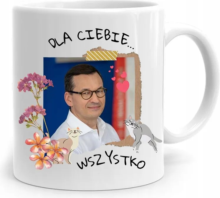 Bögre Politikus Miniszterelnök Mateusz Morawiecki Pis