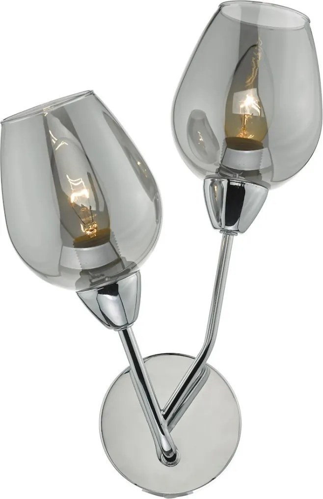 Dar Lighting ELOISE ELO0910 Fali lámpa 2x40W/E14