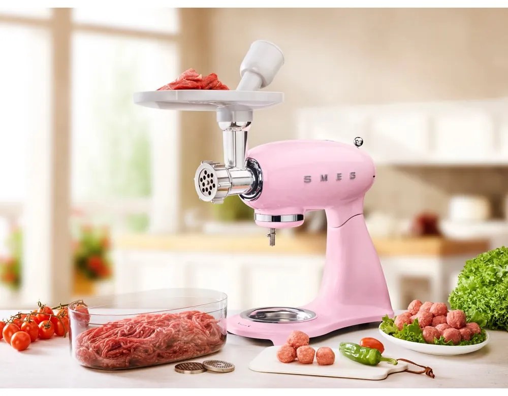 Rózsaszín konyhai robotgép Retro Style – SMEG