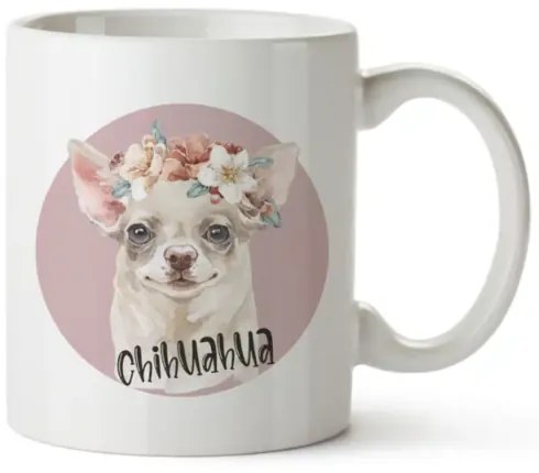 Bohemia Gifts Kerámia bögre - Chihuahua, 350 ml