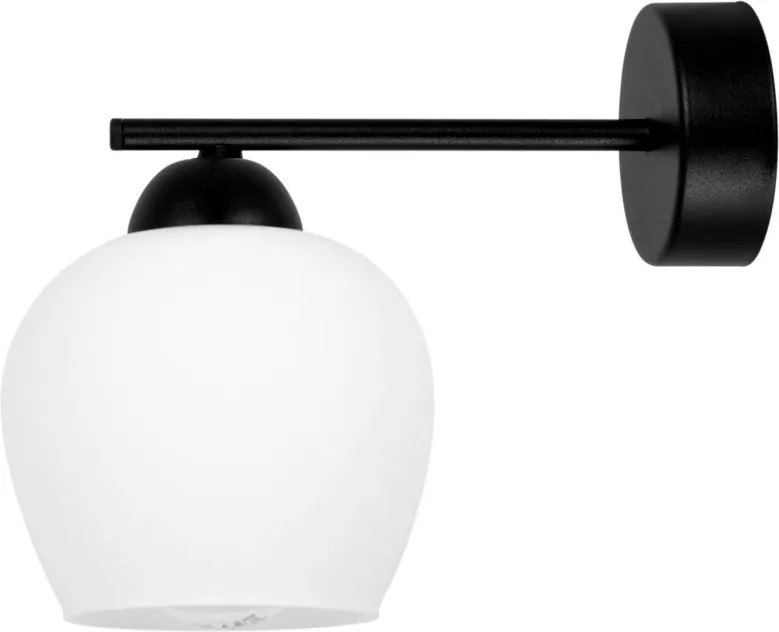 KAJA K-5603 ABRO Fekete Színű Fali Lámpa 1xE27 15W IP20