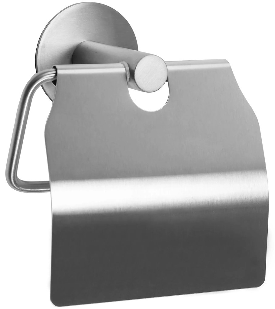 Falra szerelhető wc papír tartó Nickel Brush INOX 322219