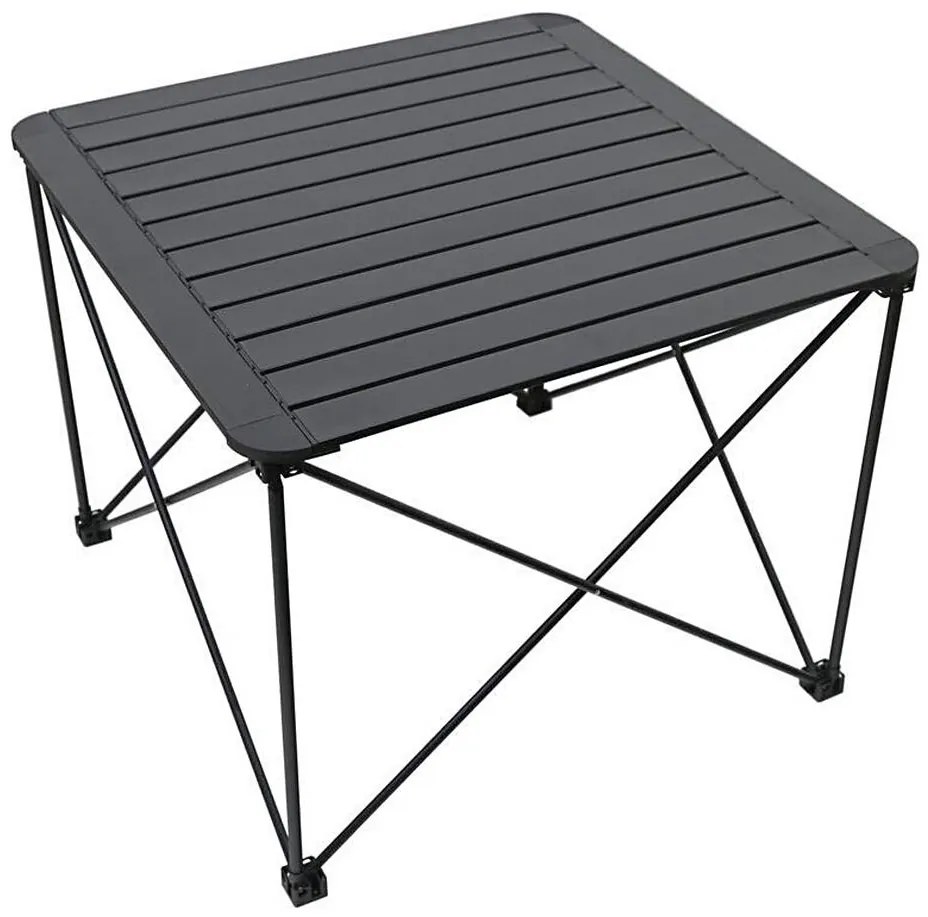 Összecsukható kempingasztal 70x70cm antracit