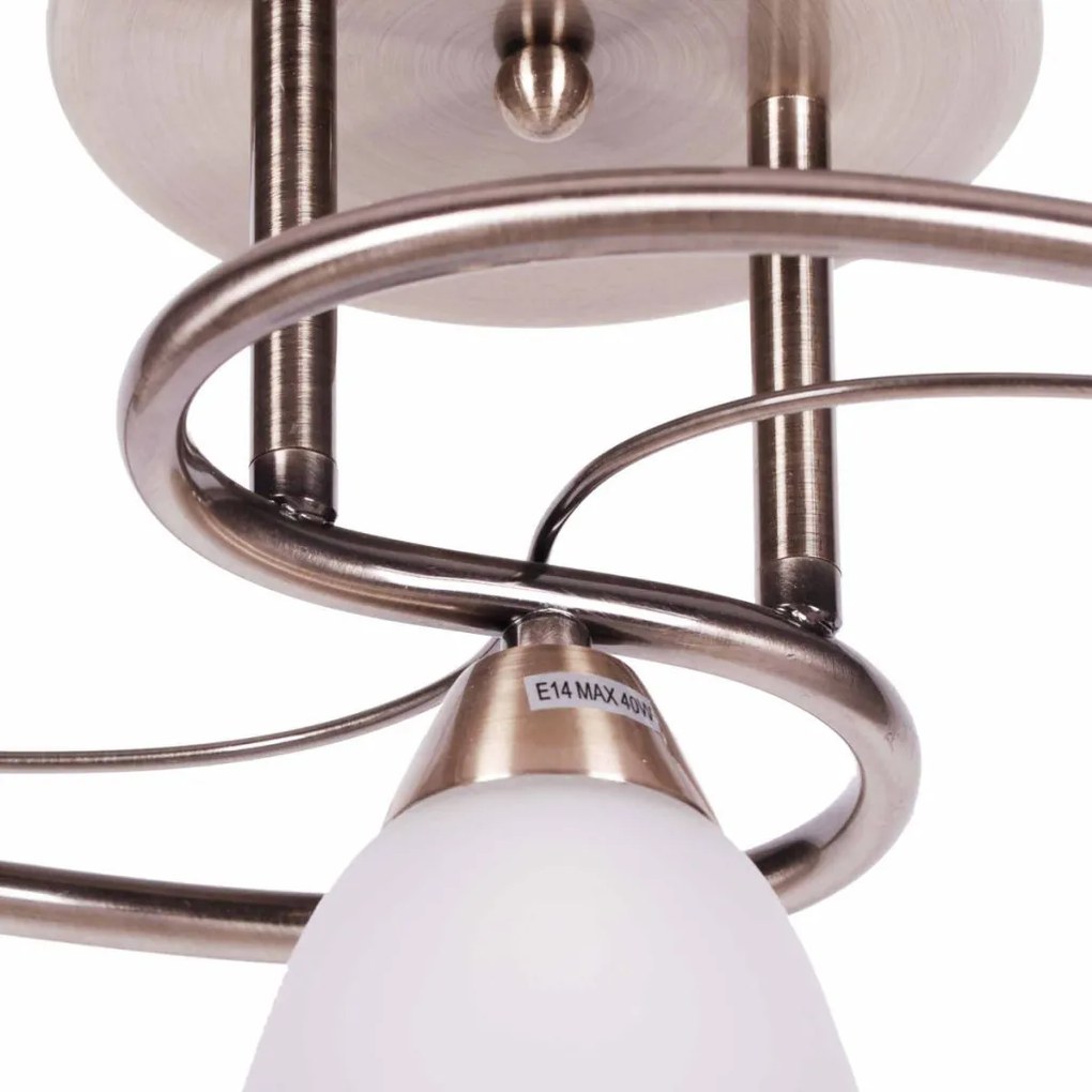 KAJA K-JSL-8090/3 AB SAMIRA Bronz Színű Mennyezeti Lámpa 3xE14 10W IP20