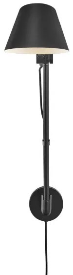 Nordlux - STAY fali lámpa 1xE27/60W/230V fekete