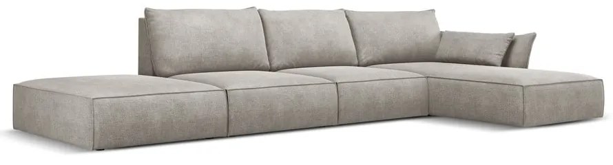 Világosszürke sarokkanapé (jobb oldali) Vanda – Mazzini Sofas