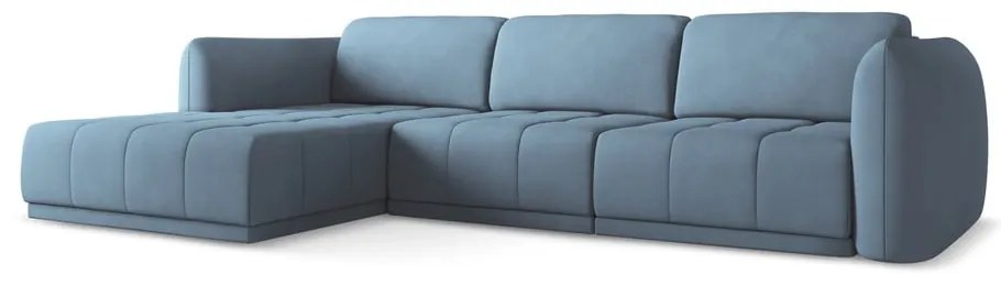 Világoskék sarokkanapé (bal oldali) Hoku – Makamii