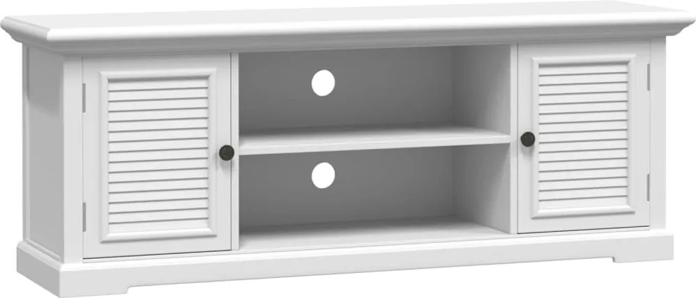vidaXL fehér szerelt fa TV-szekrény 110 x 30 x 41 cm
