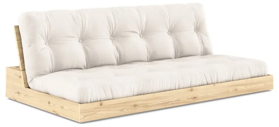 Krémszínű kinyitható kanapé 196 cm Base – Karup Design