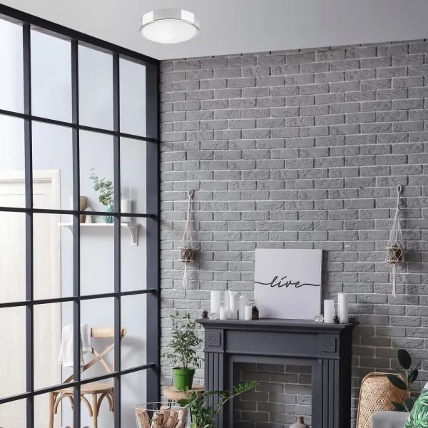 Mennyezeti lámpa JONAS 1xE27/60W/230V á. 26 cm fényes króm