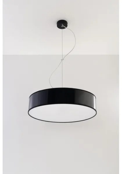 Csillár zsinóron ARENA 45 3xE27/60W/230V fekete