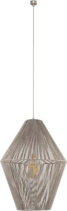 Természetes bézs boho handmade függőlámpa Hagata 2 5128 Antigo