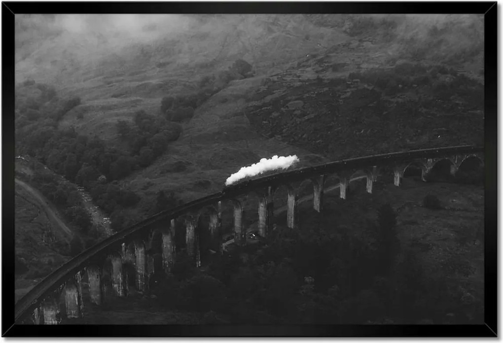 Poszterek keretben 60x40 Vasúti viadukt Skócia