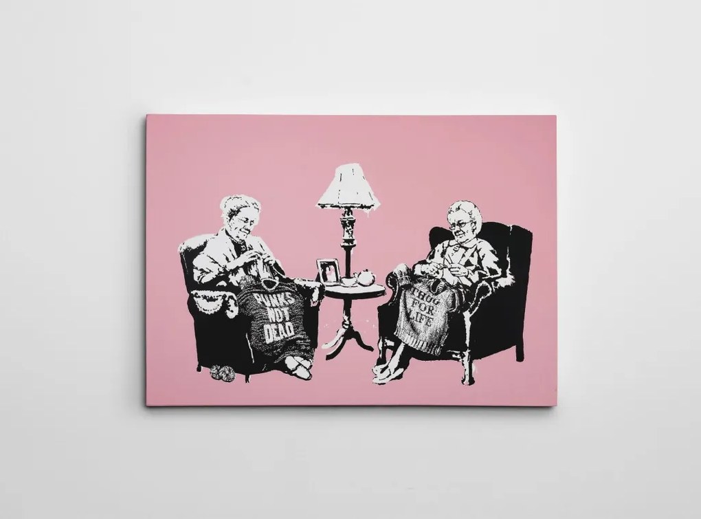 WY141 Banksy vászonkép, 50 x 70 cm