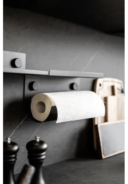 WENKO 71144800 - JET tekercstartó, 30x15 cm, fekete