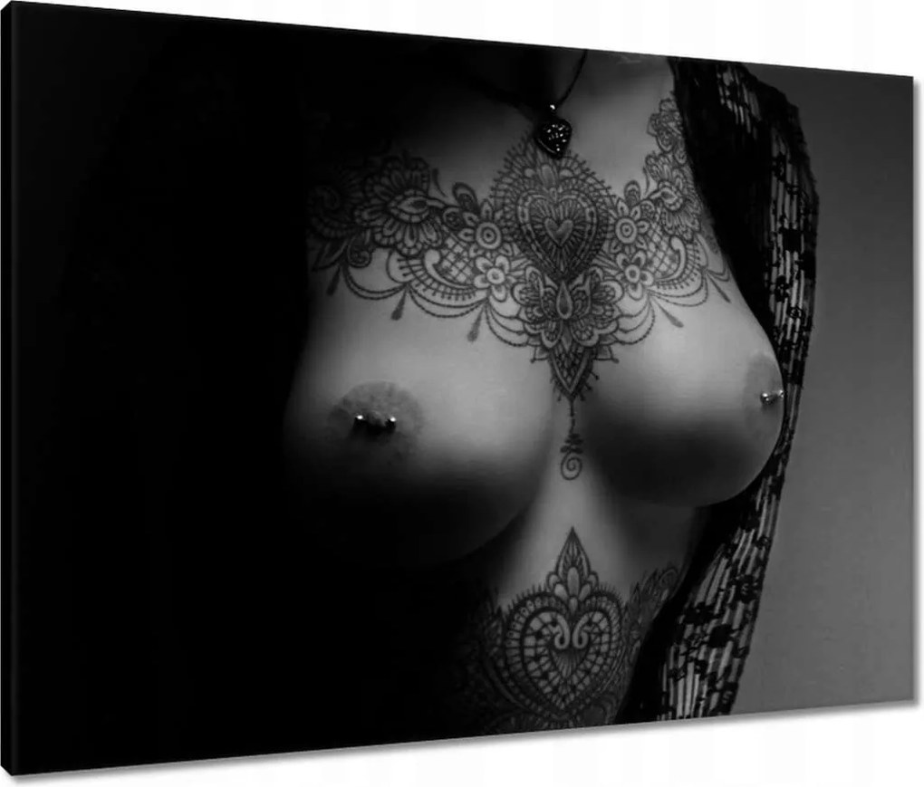Vászonkép 80x60 Tetovált lány