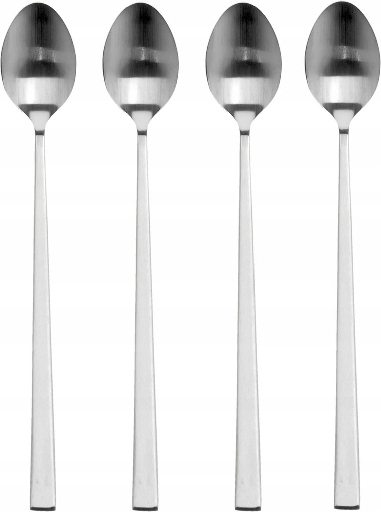 Bitz Home Latte Kávéskanál 20 cm 4 db Matt Ezüst