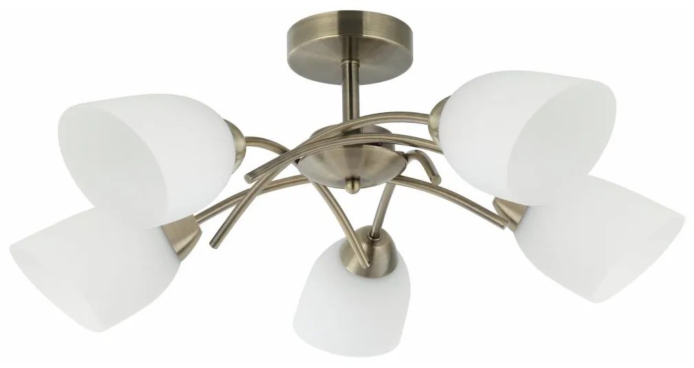 Felületre szerelhető csillár DONNA 5xE27/60W/230V patina