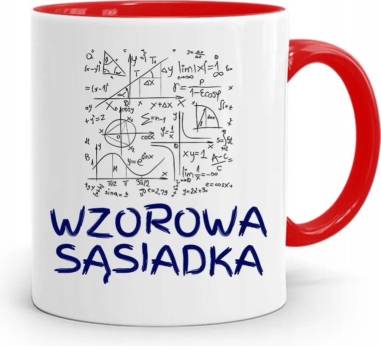 Szomszédnak Piros Ajándék Bögre fényképes nyomtatással