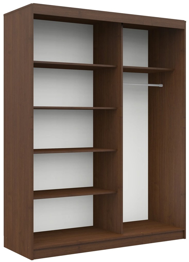 Ruhásszekrény Cosimo (wenge + fehér). Akció -14%. 1069440