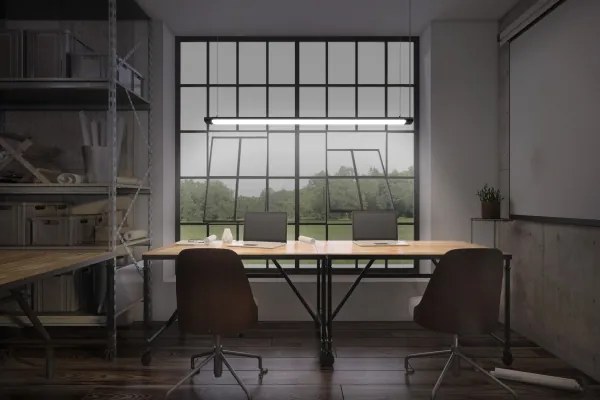 Osram-LED Fényerőszabályozható kábeles függeszték OFFICE LINE LED/40W/230V 4000K 120 cm fekete