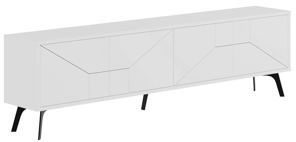 TV asztal/szekrény Duben (fehér). 1073284