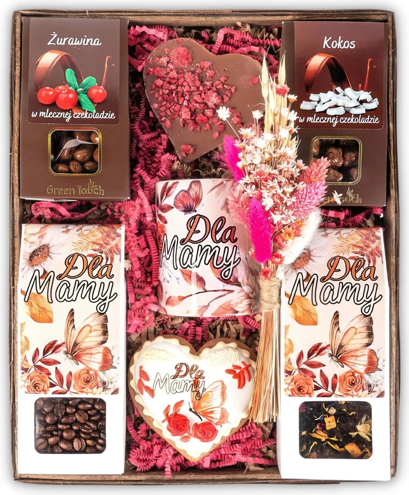 Nagy Ajándék Anyák Napjára – Anyák Napi Kávé Bögre Virág Csokoládé box