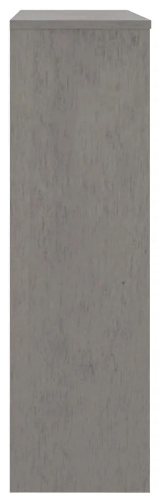 HAMAR világosszürke tömör fenyőfa felső szekrény 90x30x100 cm