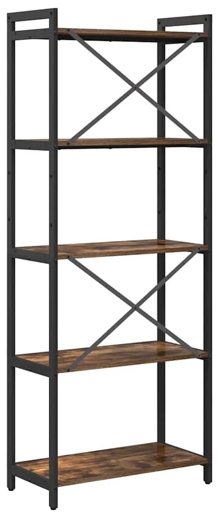 Könyvszekrény Füstölt tölgy 60 x 30 x 153 cm Faanyag