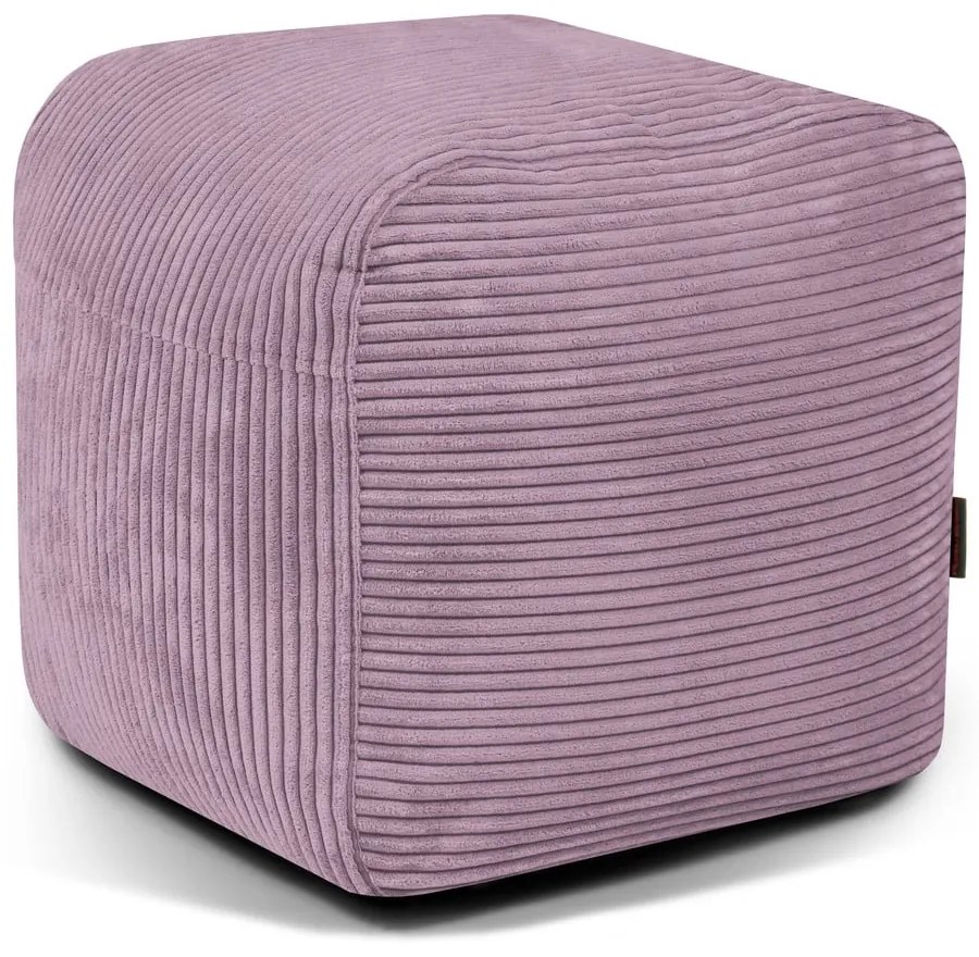 Lila kordbársony babzsákfotel Plus 50 Lounge – SLOWDOWN