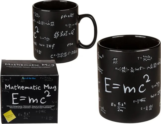 Nagy Bögre 850 ML Matematika Zseni Ajándék XXL