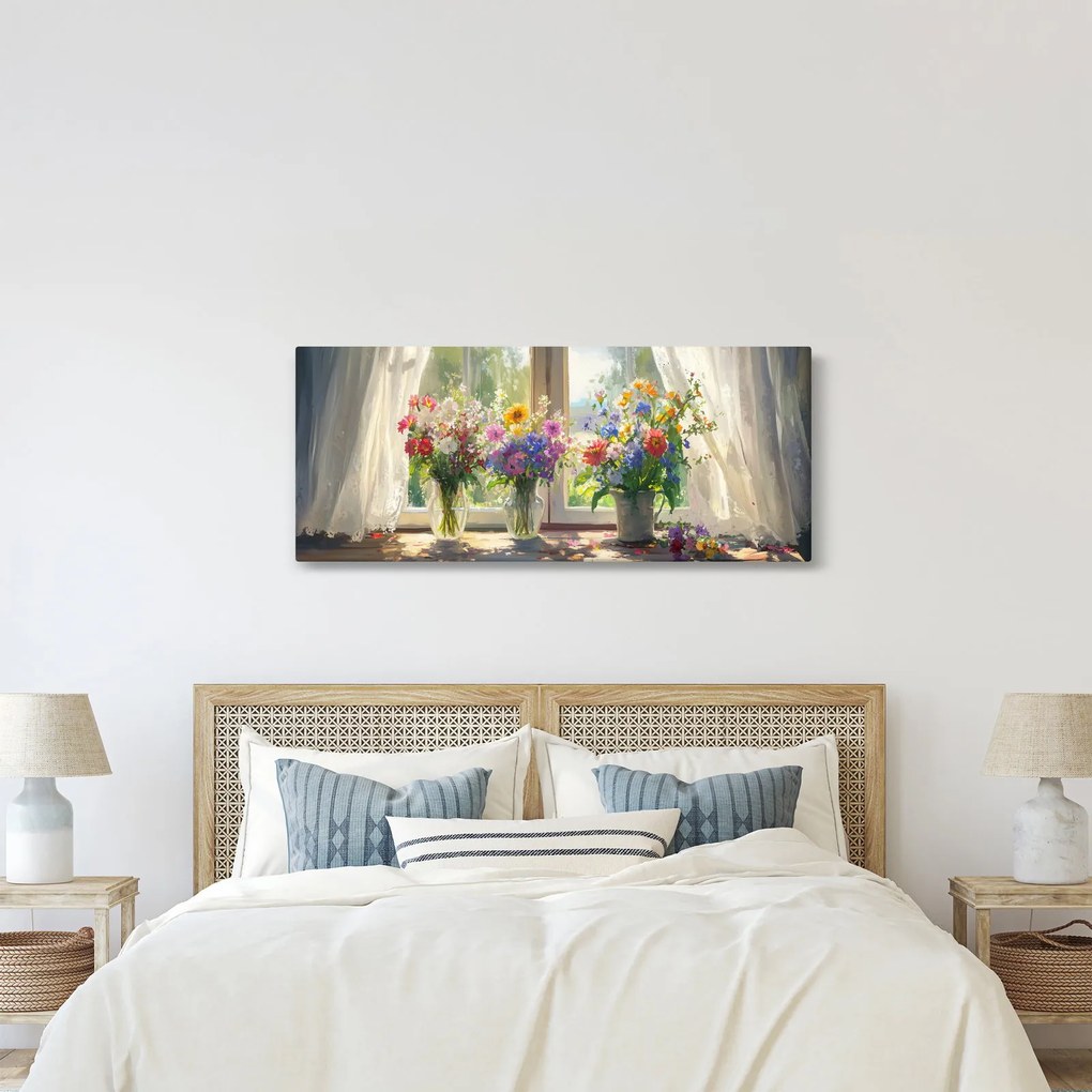 Kép - Csokor az ablaknál (120x50 cm)