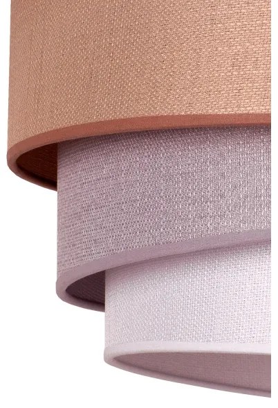 Duolla - Csillár zsinóron TRIO 1xE27/40W/230V átm. 45 cm barna/szürke/ezüst