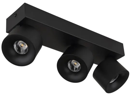 Globo 56961-3B - LED Spotlámpa RAE 3xLED/6W/230V fekete