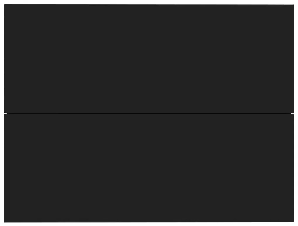 Fekete szerelt fa éjjeliszekrény 40 x 30 x 30 cm