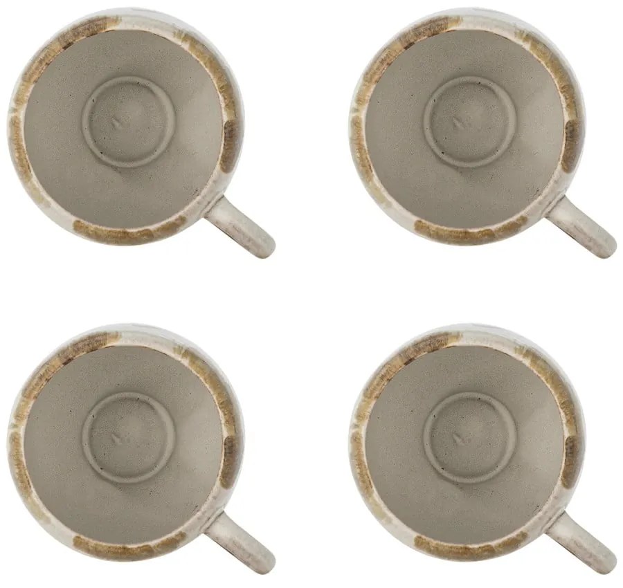 Kőedény csésze szett cappucinóhoz 4 db-os 200 ml Jade – Bloomingville