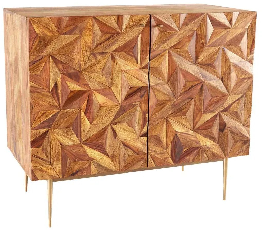 Design bárszekrény Lassie 90 cm Sheesham