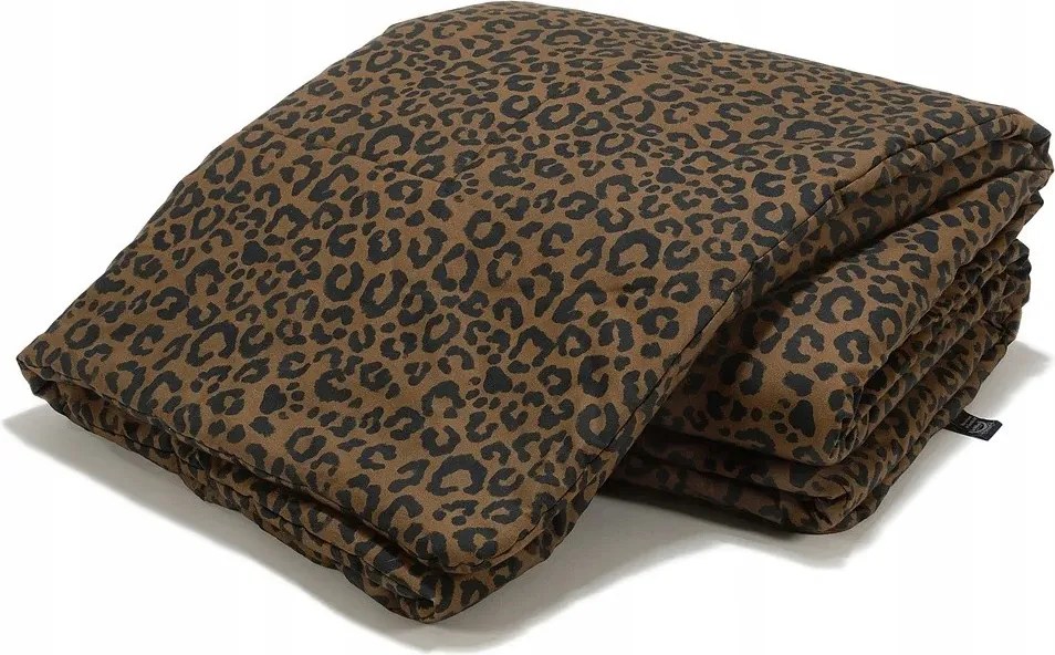 Leopard Choco Pamut paplan XL 150x200cm by Magda Lamparska La Millou
