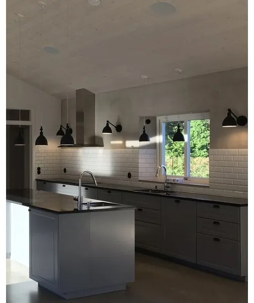 ByRydens 4300120-4007 - Fali lámpa BAZÁR MINI 1xE27/5W/230V fekete