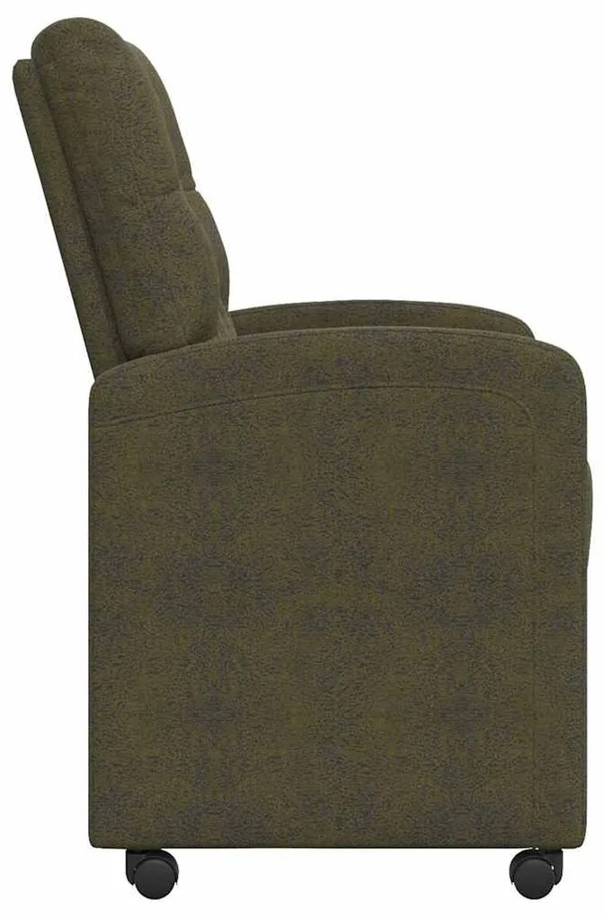 Kerekes Étkező Székek 2 pcs Katonai zöld 58 x 67 x 97 cm